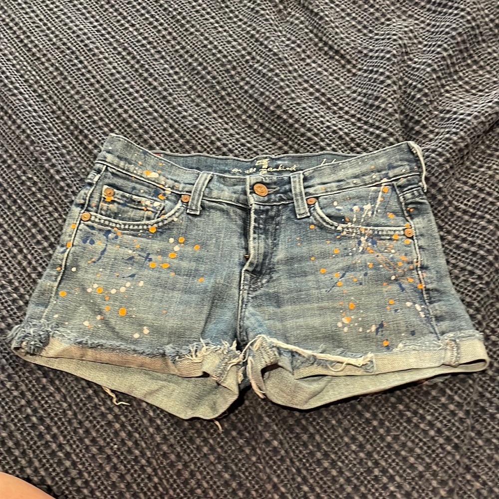7 for all mankind Jean shorts